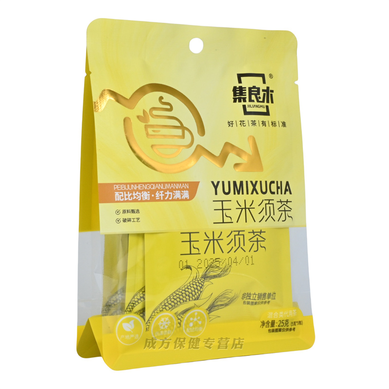 集良木玉米须茶5包配比均衡不含糖破碎工艺10秒出汤25g/袋
