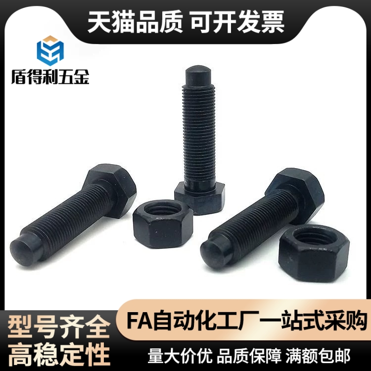 头部R型细牙碳钢定位螺栓STCB6/8-10/15/20/25/30/35/40/50/60/80