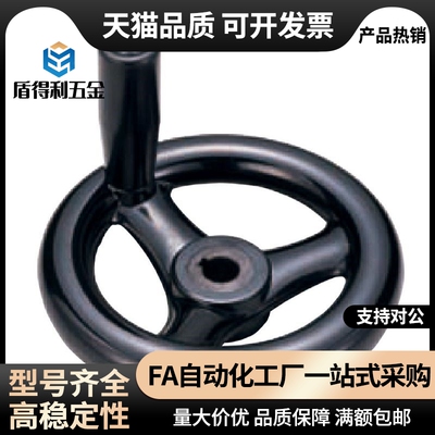 HAM01-D100D125D160D200D250D300 圆轮缘手轮 转动手柄型 圆孔型