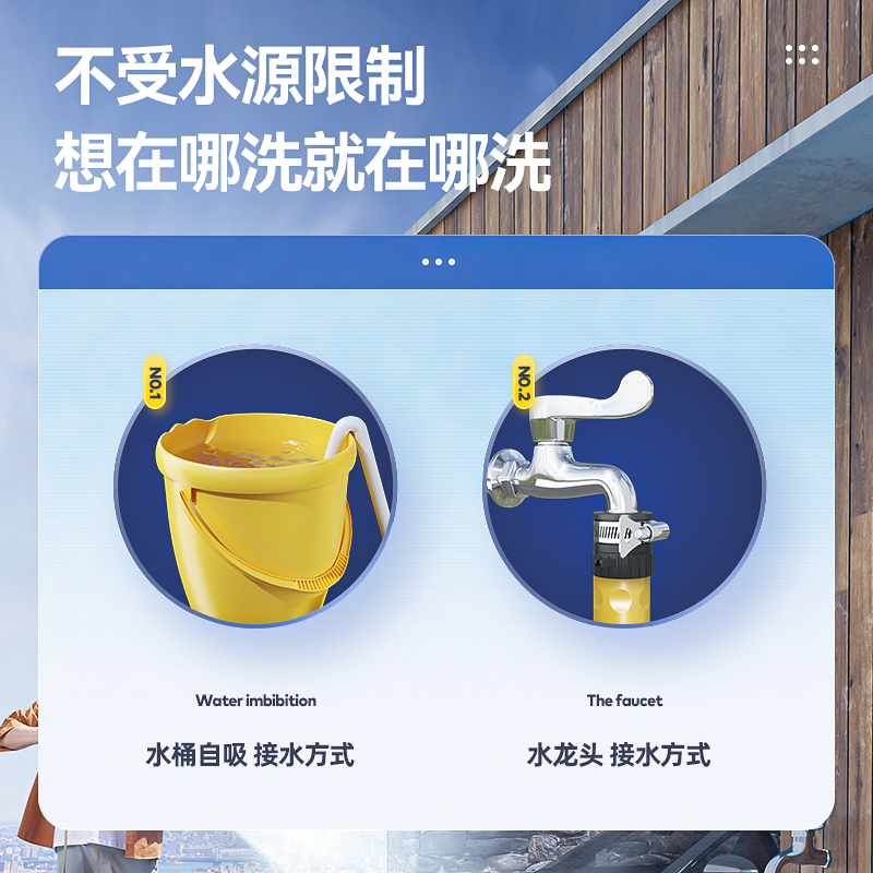 指南车洗车机神器高压水泵家用220V大功率刷车水枪车用强力洗地抢