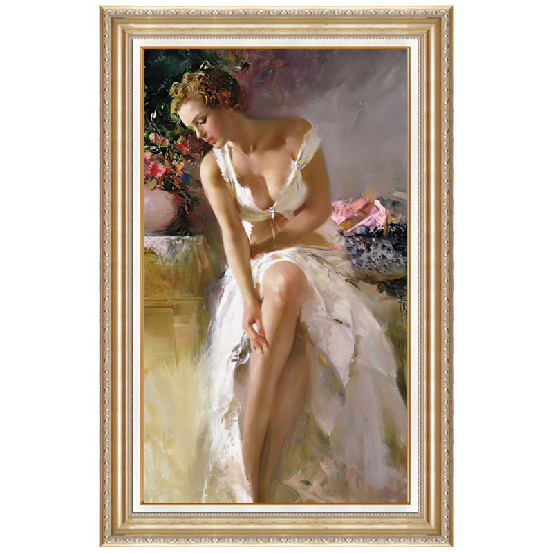 装饰画卧室挂画欧式壁画性感人物美女新酒吧浪漫情侣酒店宾馆墙画图片