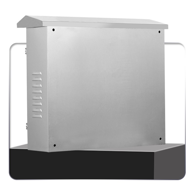 户外304不锈钢左右双开门配电箱单相三相电表室外防雨计量控制箱