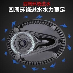 微型吸水泵220V防干烧静音抽水泵鱼缸换水 潜水泵机森森家用小型