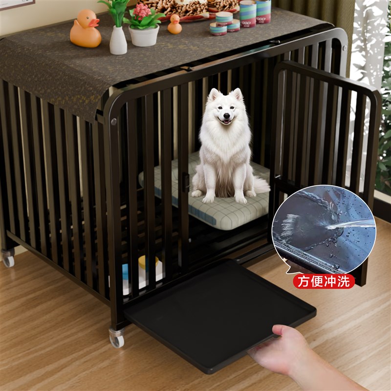 狗笼子大型犬室内带厕所家用金毛拉布拉多中型宠物鸡兔狗加粗笼子