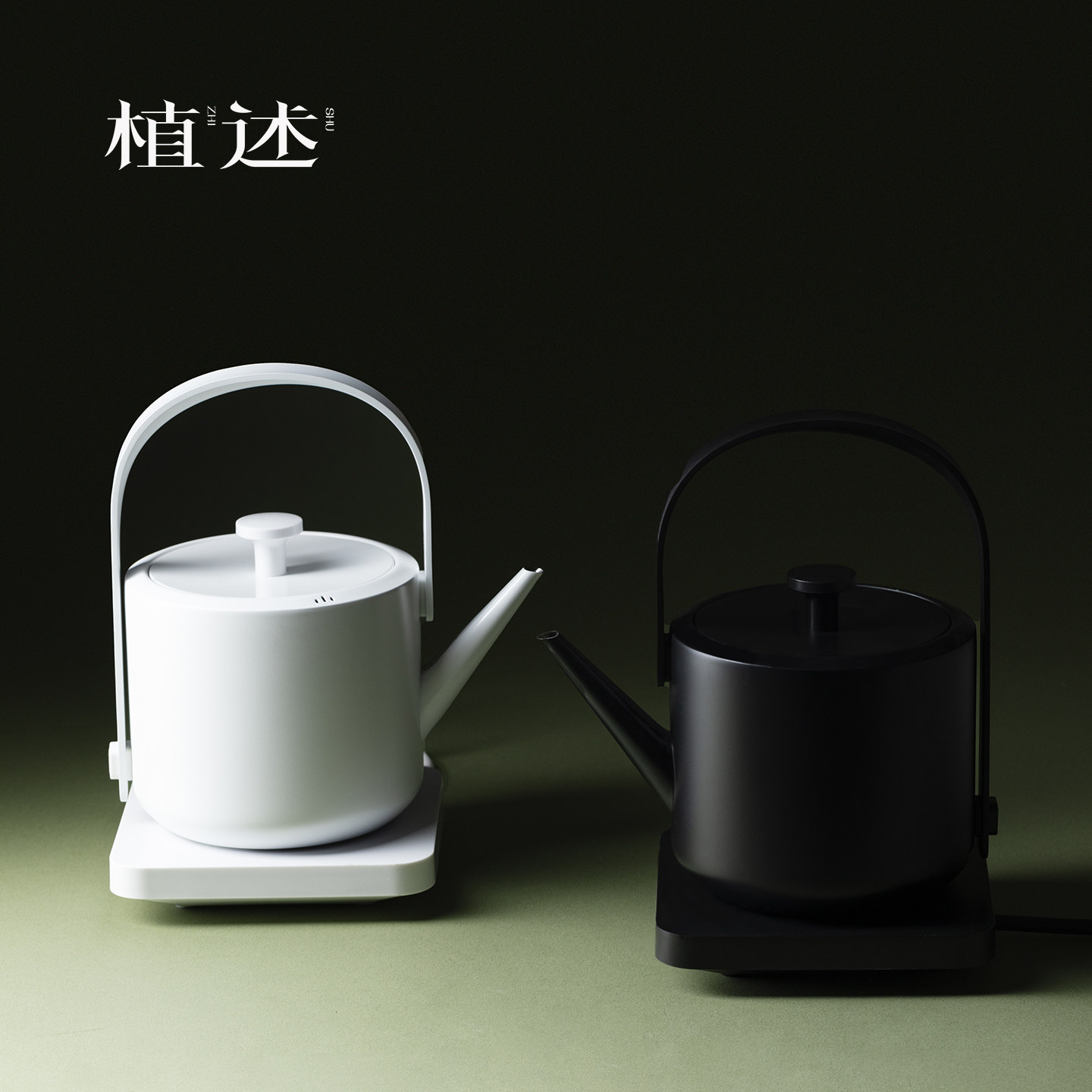 植述高端双层电热水壶家用办公提梁烧水壶可自动断电随手泡茶专用