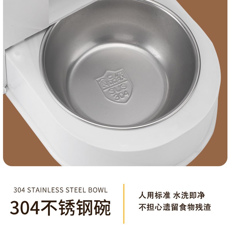 猫狗自动喂食器猫咪宠物智能定时定量投喂器猫粮狗粮喂食机饮水器