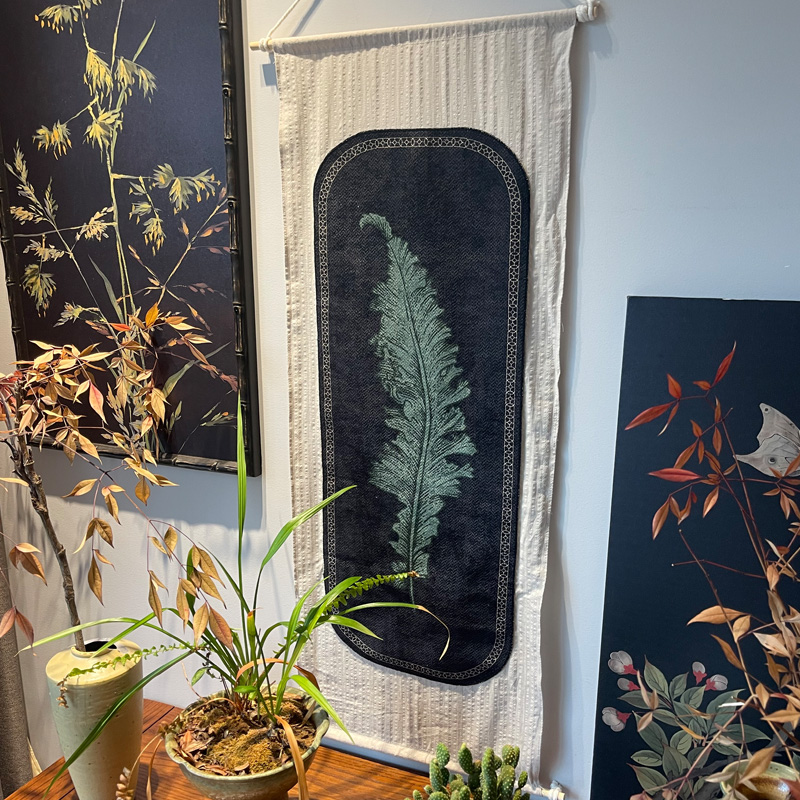 真彩植物挂毯装饰画布艺挂画氛围感卧室墙面装饰挂布背景布墙布图片