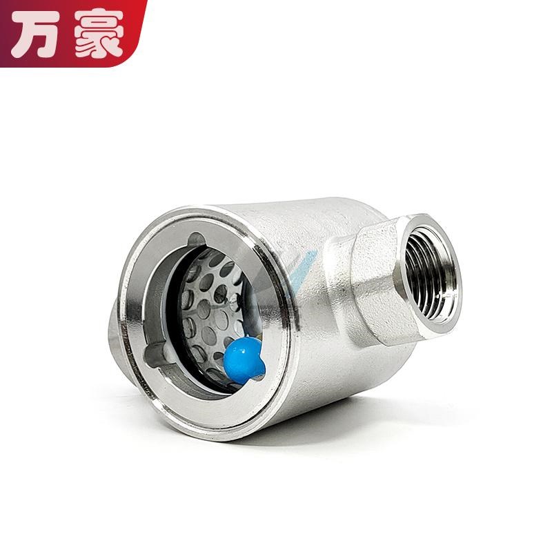 不锈钢同心浮球水流指示器SG-FQ11-02内螺纹直通式跳浮球管道视镜