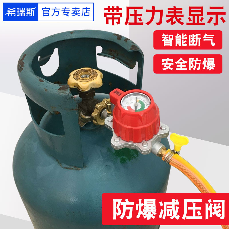 液化气防爆减压阀家用煤气罐低压阀煤H气灶燃气热水器煤气瓶调压
