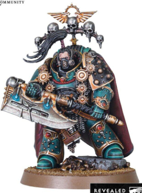 树脂模型 40K 星际战士 荷鲁斯叛乱 持动力斧执政官