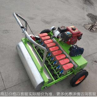 汽油机手推自走式蔬菜播种机芜菁芦笋辣椒大豆种植机谷子精播机
