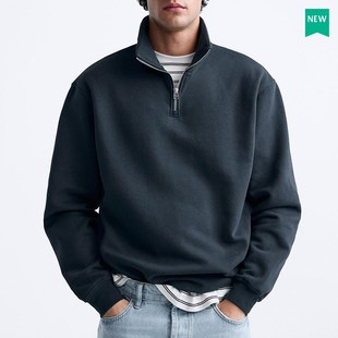 男装 半高领长袖 卫衣男士 柜299 6462333 新品 简约套头衫 819 秋季