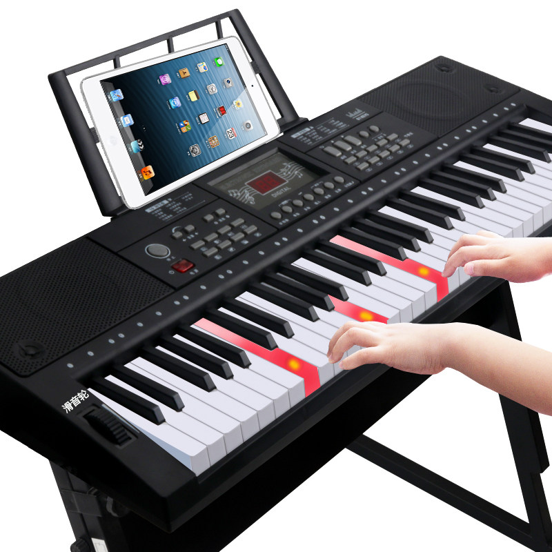 可充电61键初学者入门电子琴成人儿童通用多功能幼师钢琴女孩礼物