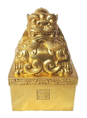 铜公貔貅印章独角皮休玉玺中式摆件家居办公饰品纯铜工艺品可刻字