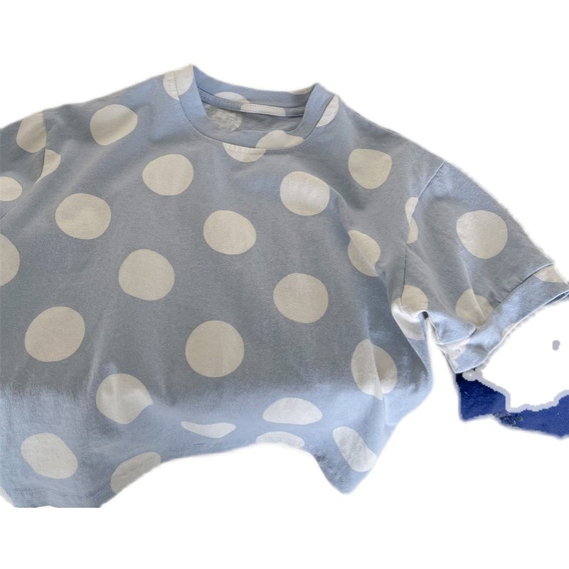 儿童麻棉短袖T恤夏季韩国童装男女童打底衫女宝宝宽松休闲套头衫