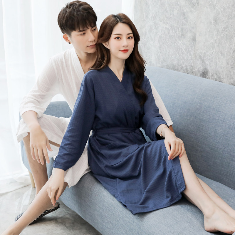 薄款睡袍女纯棉性感浴袍女夏日式大码男士浴衣情侣睡衣春秋美容院,女士内衣/男士内衣/家居服,睡袍/浴袍,淘宝优惠券,粉丝福利购,淘宝优惠卷