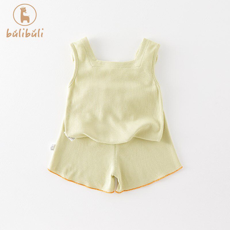 女宝宝夏装套装0一3岁婴儿衣服夏季吊带短裤休闲儿童分体两件套潮