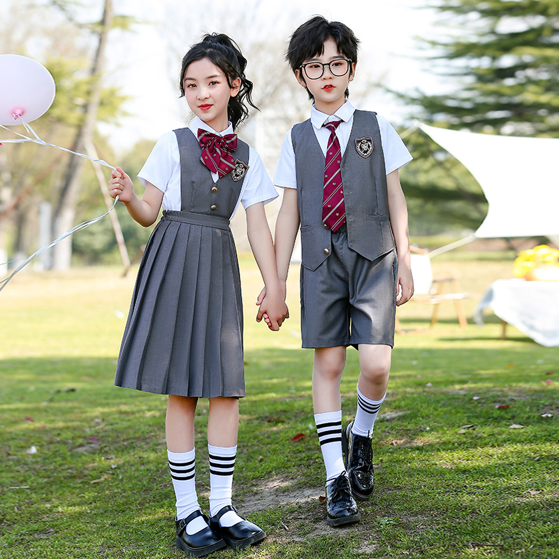 中小学生合唱团表演服诗歌朗诵礼服儿童大合唱演出服幼儿园毕业照