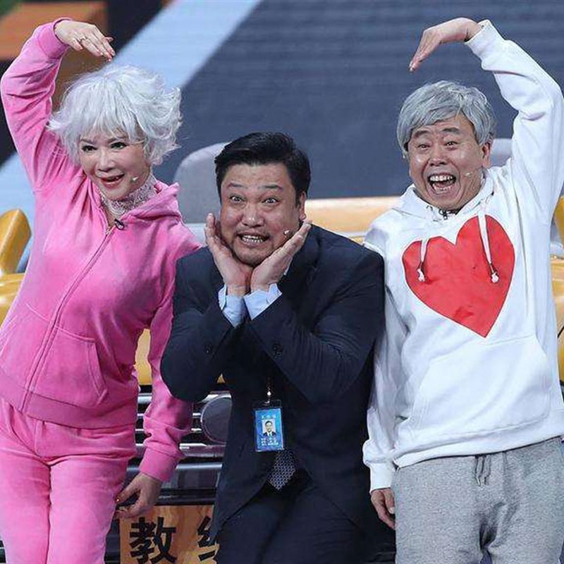 舞台表演中老年人老爷爷假发男假发逼真爸爸短发花白假发父亲头套