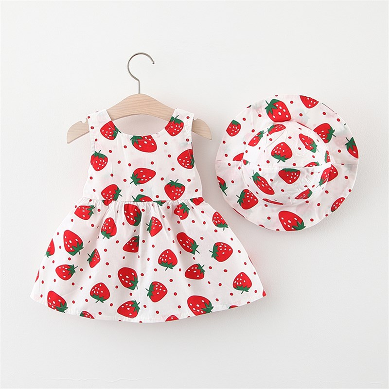 女童夏季连衣裙2021新款裙子女孩洋气童装婴儿1-3岁2小宝宝吊带裙