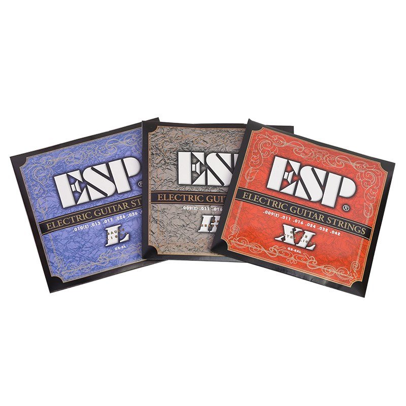 ESP GS-6系列 电吉他弦高碳钢镀镍琴弦 09-42 09-46 10-46