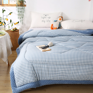 A水洗棉B版 豆豆绒被芯秋冬加厚保暖豆豆被1.5m2.0m单人双人被褥子