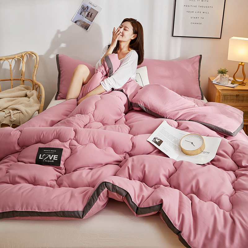 1米5被子冬被加厚秋天住校冬天床上用品1.8米单人午睡太空棉四季