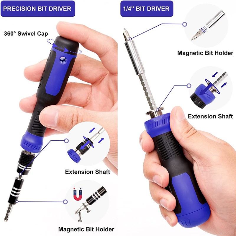 1901套装万能家用小螺丝批手机笔记本拆机精密维修螺丝刀工具套装