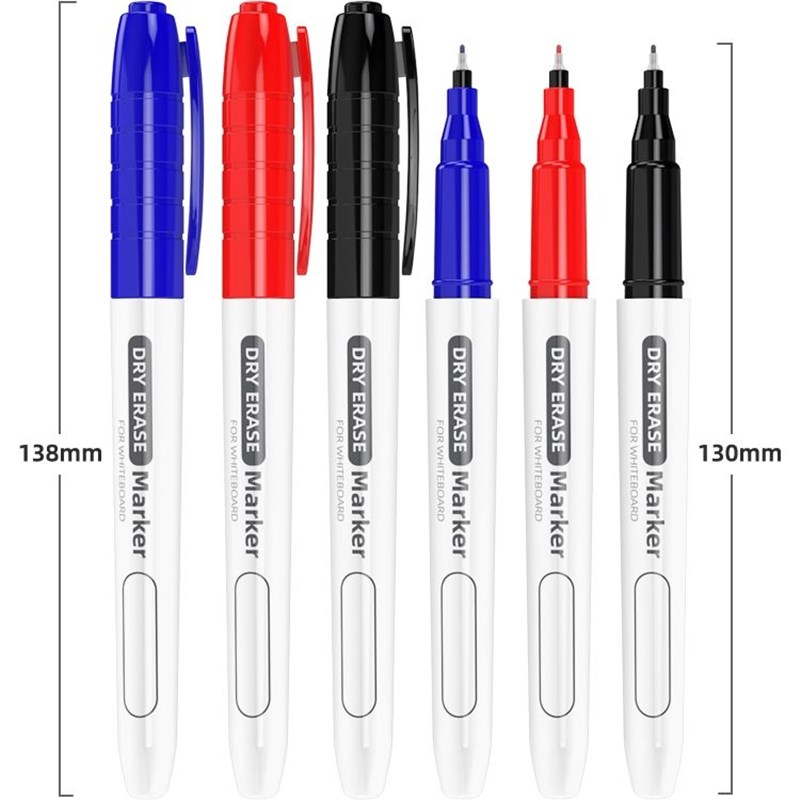 桌面白板笔办公学习极细0.5mm细头可擦笔小号特细会议记录草稿笔