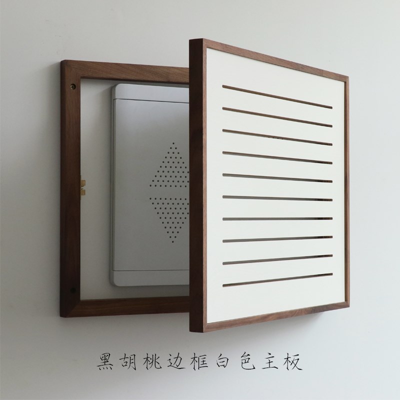 弱电箱遮挡装饰盖板多媒体网络箱改造H明装家用信号箱面板遮丑神