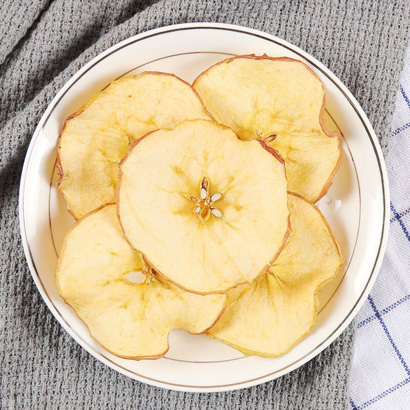 苹果干片烘干脆片泡水无添加无糖网红水果片茶学生茶新货梨干