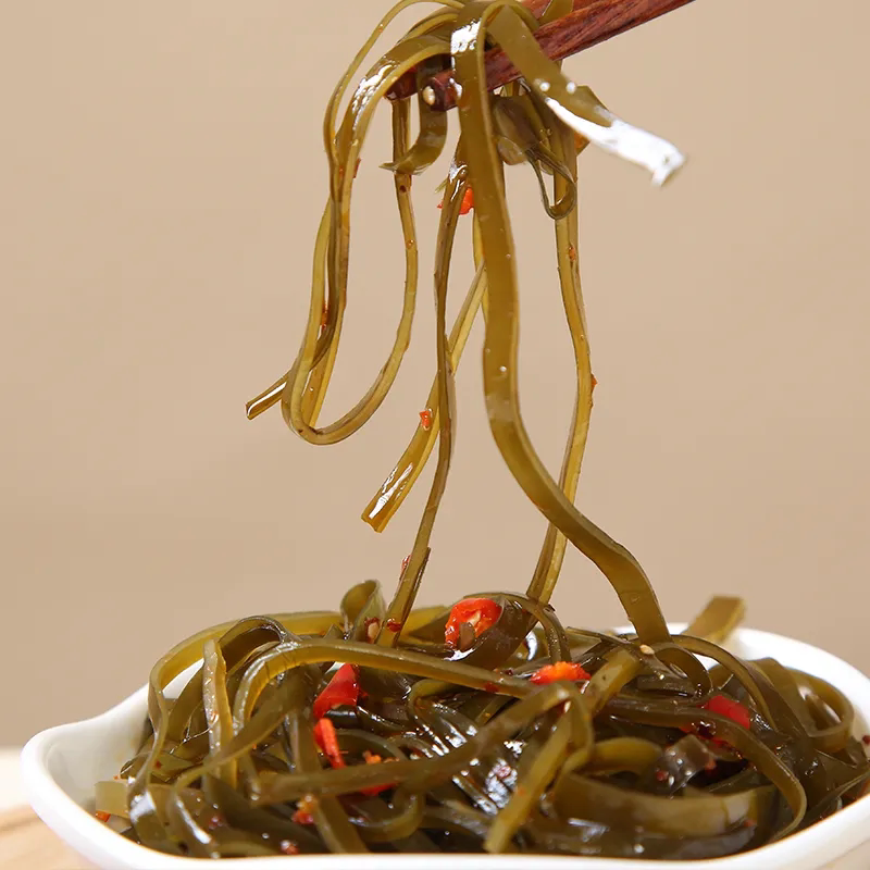 香辣海带丝即食下饭菜休闲零食鲜香凉拌咸菜大小包装家庭整箱批发