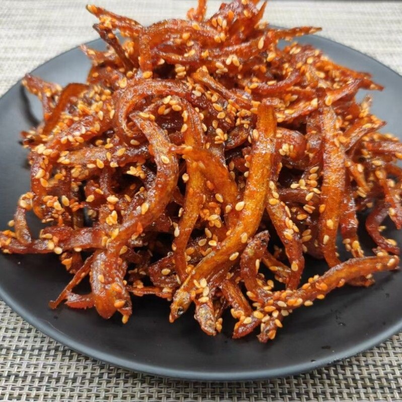特产海鲜零食小吃鳗鱼丝龙头鱼即食原味银鱼仔蜜汁香辣鱼丝图片