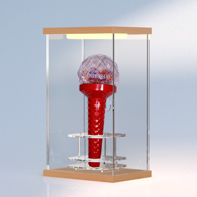 适用华晨宇火星能量棒亚克力收纳盒演唱会应援棒荧光棒灯光展示盒