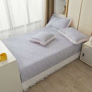 炕单榻榻米床盖定制铺盖加厚夹棉夹棉三件套床单定做四季通用全棉