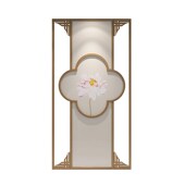 新中式 客厅餐厅分隔顶天立地花隔 实木屏风隔断玄关入户小户型时尚