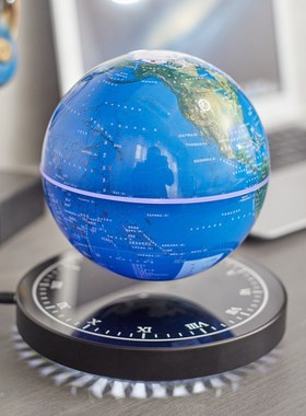 磁悬浮地球仪3d立体悬浮发光自转办公室摆件男孩生日教师节礼物