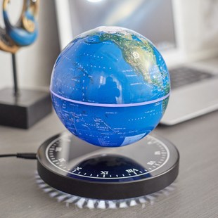 磁悬浮地球仪3d立体悬浮发光自转办公室摆件男孩生日教师节礼物