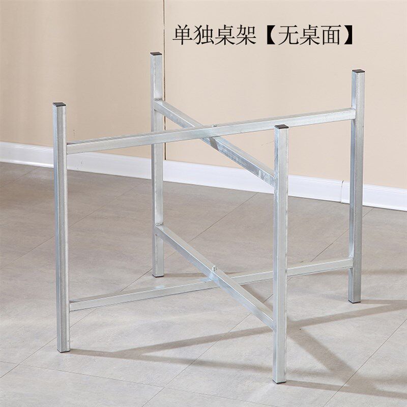 圆桌家用简约圆桌面板转盘桌折叠大排档酒店餐桌商用食堂吃饭桌子