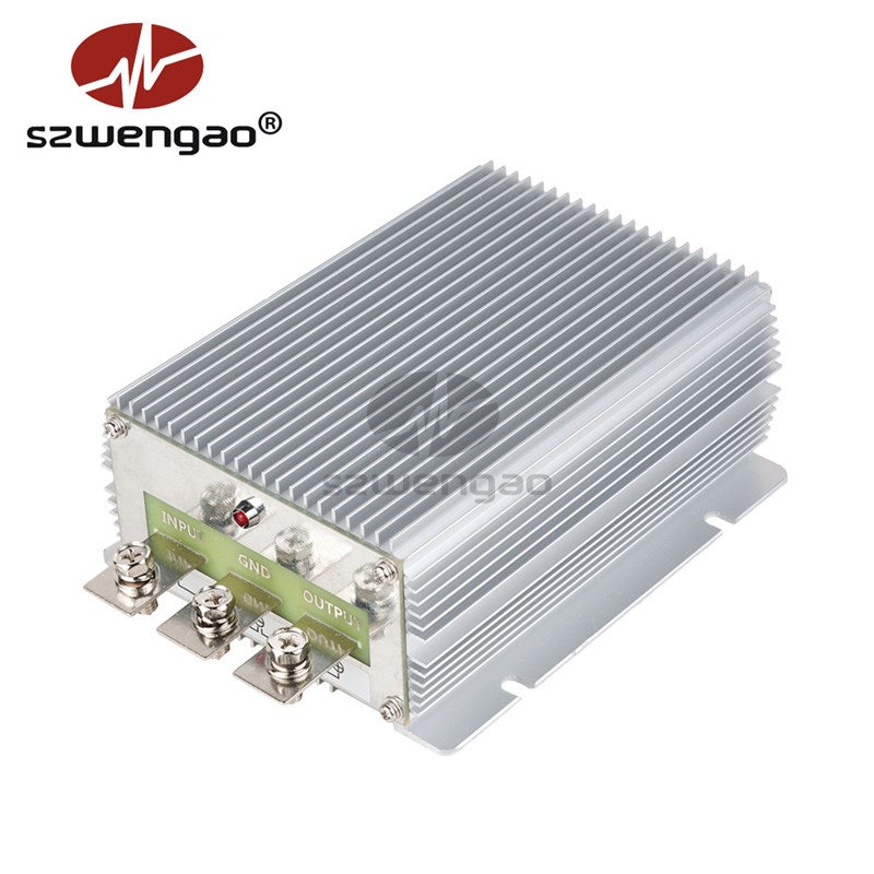 【足功率】升压电源模块24V转48V 32A车载转换器 1500W电动车电源