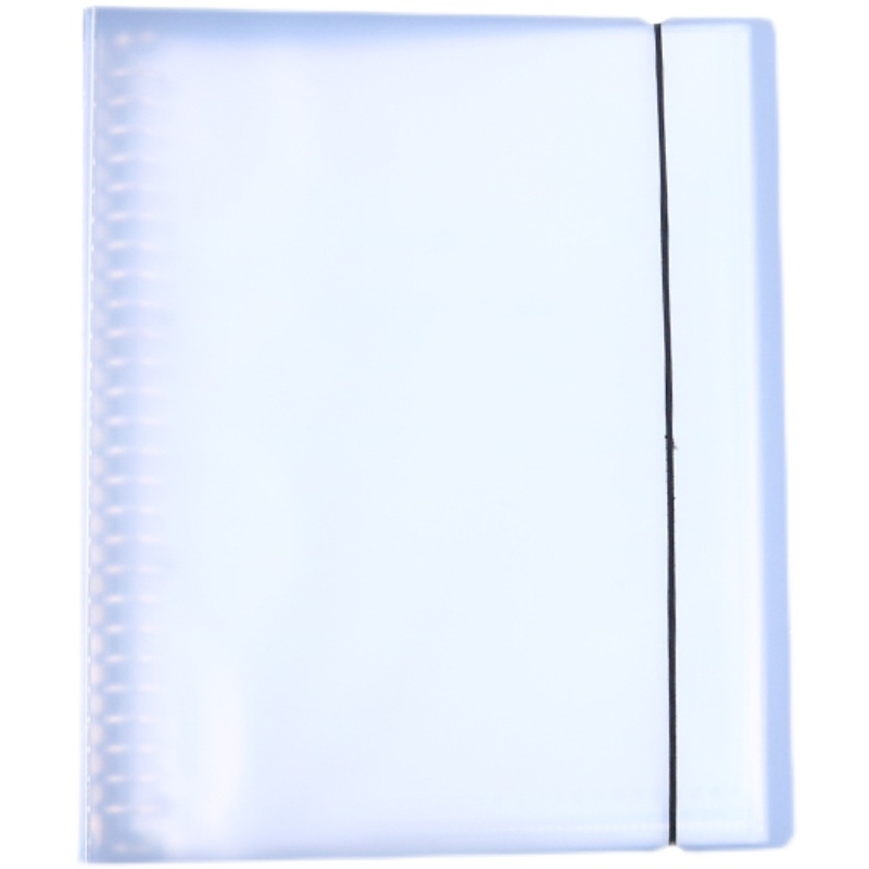 7寸收纳册高清内页袋明信片拍立得卡收藏册票据资料册活页B5分2格