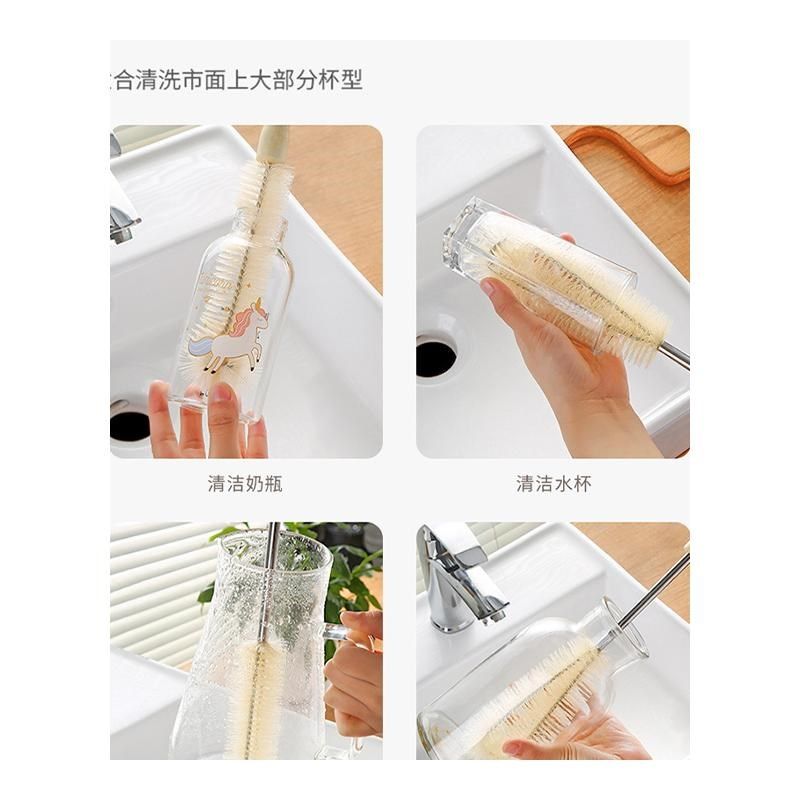 日式厨房木柄杯刷长柄刷子家用奶瓶水杯无死角杯子瓶子清洁洗杯刷,家庭/个人清洁工具,杯刷/瓶刷,淘宝优惠券,粉丝福利购,淘宝优惠卷