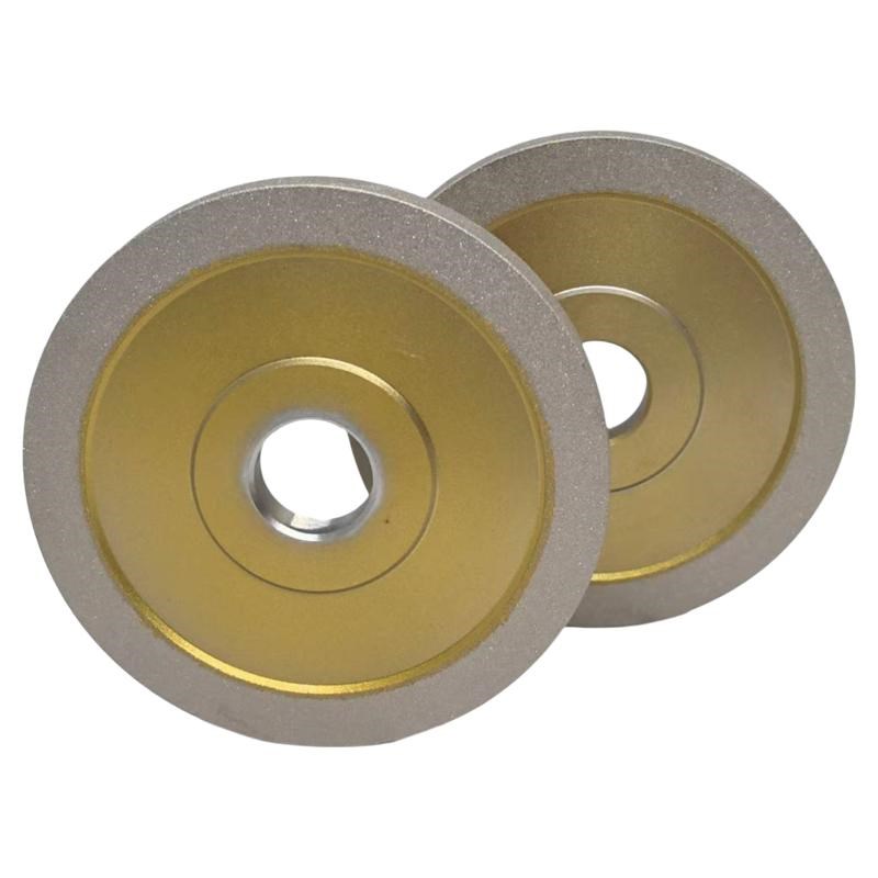 金刚石砂轮钎焊平行合金磨刀机砂轮高硬度不掉砂磨钨钢陶瓷铣刀