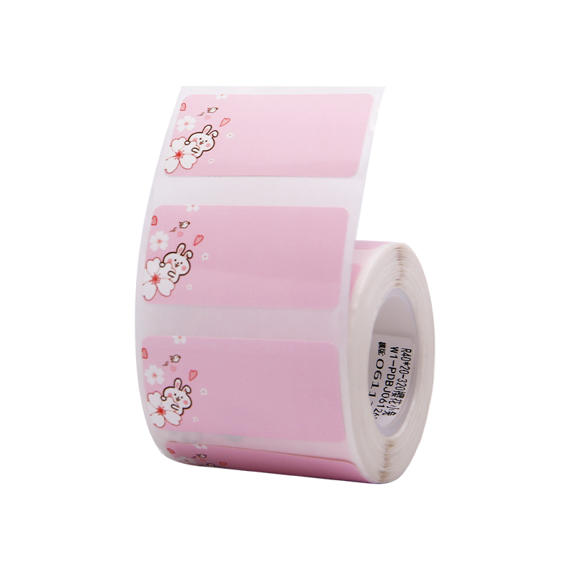 精臣B21B3S标签机彩色热敏不干胶花纹防水姓名贴家用分类收纳贴纸