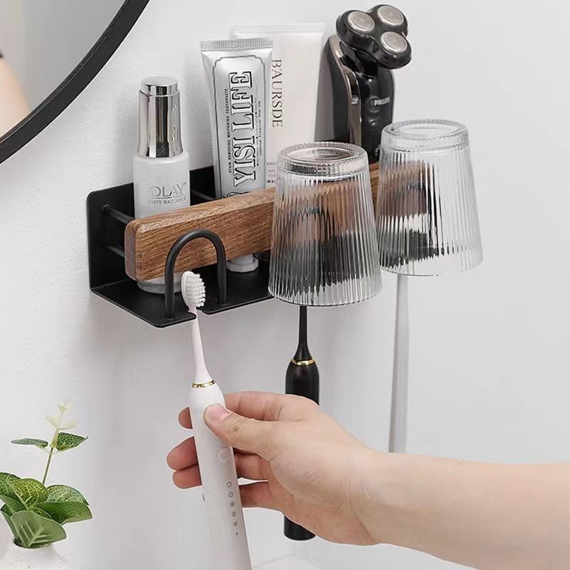 卫生间牙刷收纳架免打孔漱口杯刷牙杯挂架壁挂牙具洗漱用品置物架,家庭/个人清洁工具,牙刷架/牙具座,淘宝优惠券,粉丝福利购,淘宝优惠卷