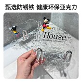 卫生间壁挂式 免打孔吹风机架置物架电吹风挂架亚克力浴室收纳架子