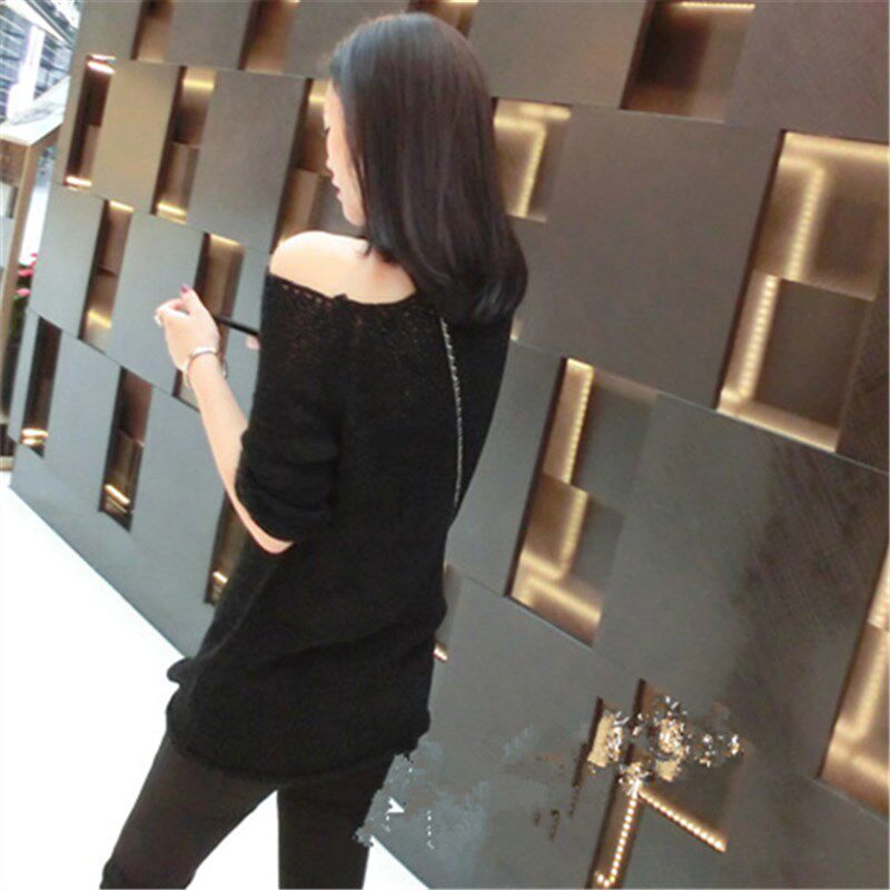 2021新款小衫镂空一字露肩吊带上衣罩衫女夏季宽松外穿针织衫薄款