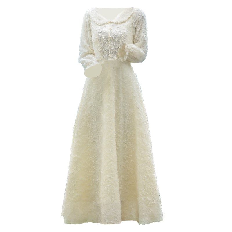 伴娘服2024新款秋冬大码平时可穿姐妹团礼服小个子高级感伴娘裙女