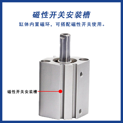 气缸WGJ05/06/16/17-32/40/50/63-10 15 20 25 30 35 45 60-Y/N-2