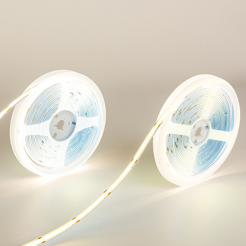 COB灯带自粘家用装饰背景墙线性灯铝槽线条24VLED灯软灯条展柜12V